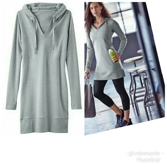 athleta hoodie dress